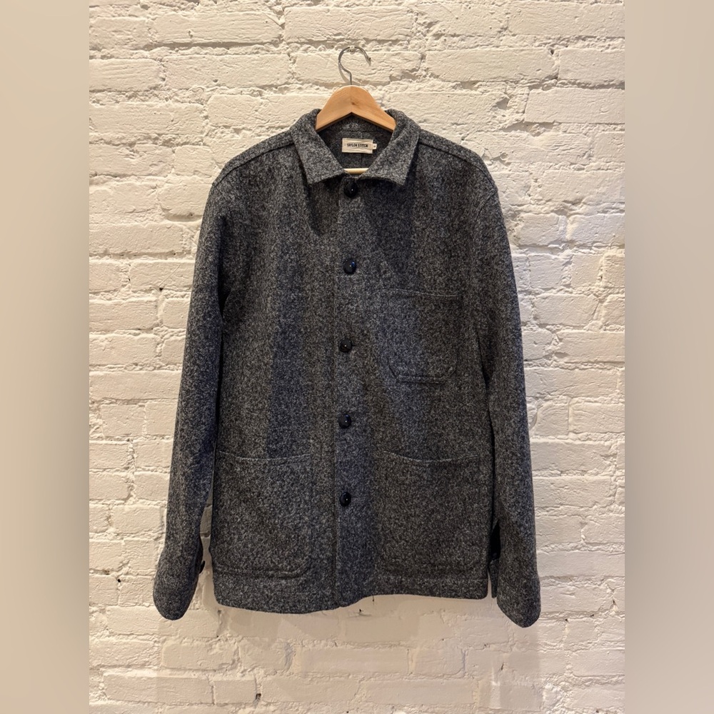 Taylor Stitch | Ojai Wool Over Coat Workwear Grey